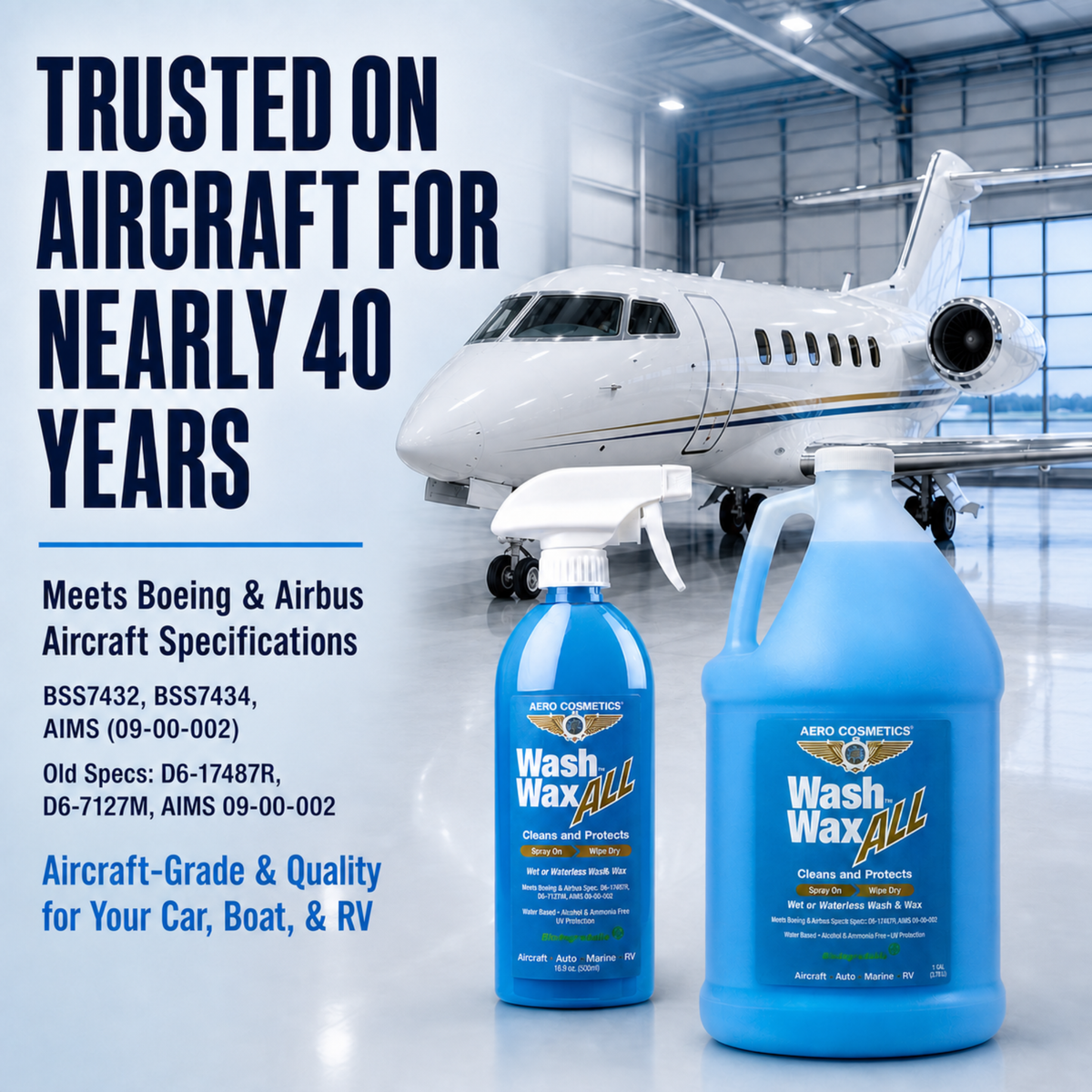 Waterless Car Wash Wax 144oz Kit - Waterless Wash Cleaner and Protectant