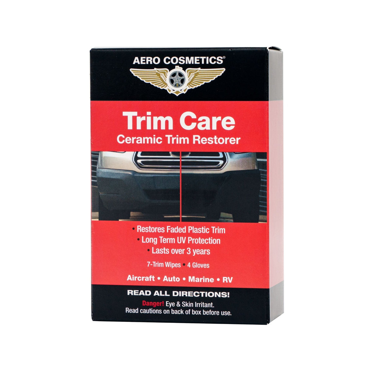 Trim Care Ceramic Restoration Wipes - Faded Plastic Trim Restorer