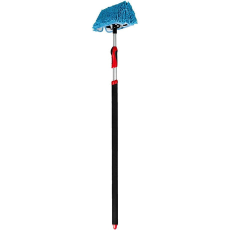 Waterless Wash Wax Mop 15" with Shur-Line Easy Reach Pole for RV, Aircraft, Boats, Trucks - Aero Cosmetics