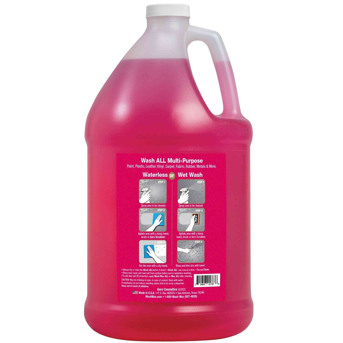 Wash ALL Degreaser 1 Gallon, Aero Cosmetics, aircraft, car, rv, boat, motorcycle, waterless wash