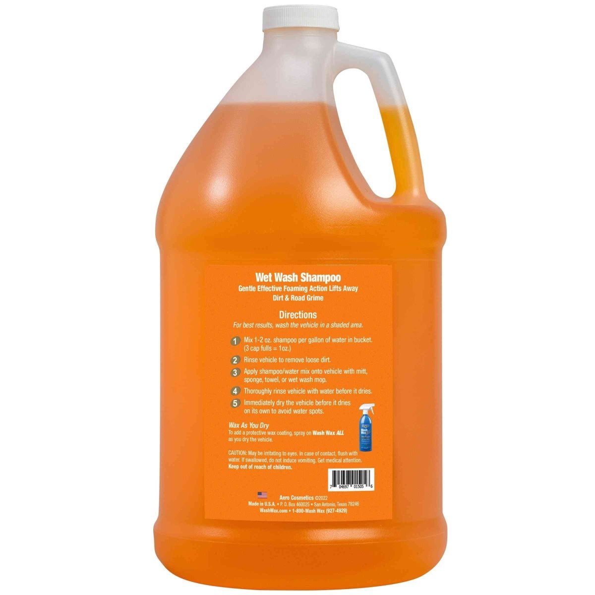 Wet Wash Shampoo & Conditioner 1 Gallon, Wash Wax ALL , aircraft, car, rv, boat, motorcycle, waterless wash