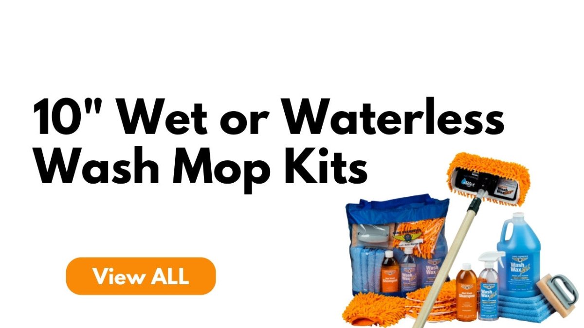 10" Wet Wash Mop Kits - Wash Wax ALL 