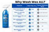 Wash Wax ALL™ 16.9 Fl. oz - Waterless Wash Cleaner and Protectant