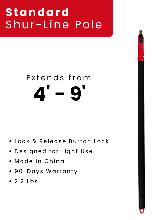 Shur-Line Easy Reach Pole - [4' to 9']