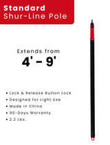 Shur-Line Easy Reach Pole - [4' to 9']
