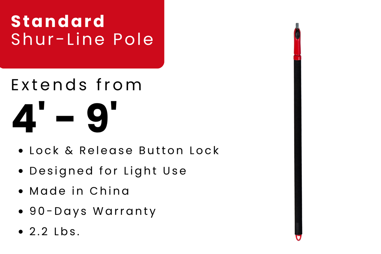 Shur-Line Easy Reach Pole - [4' to 9']