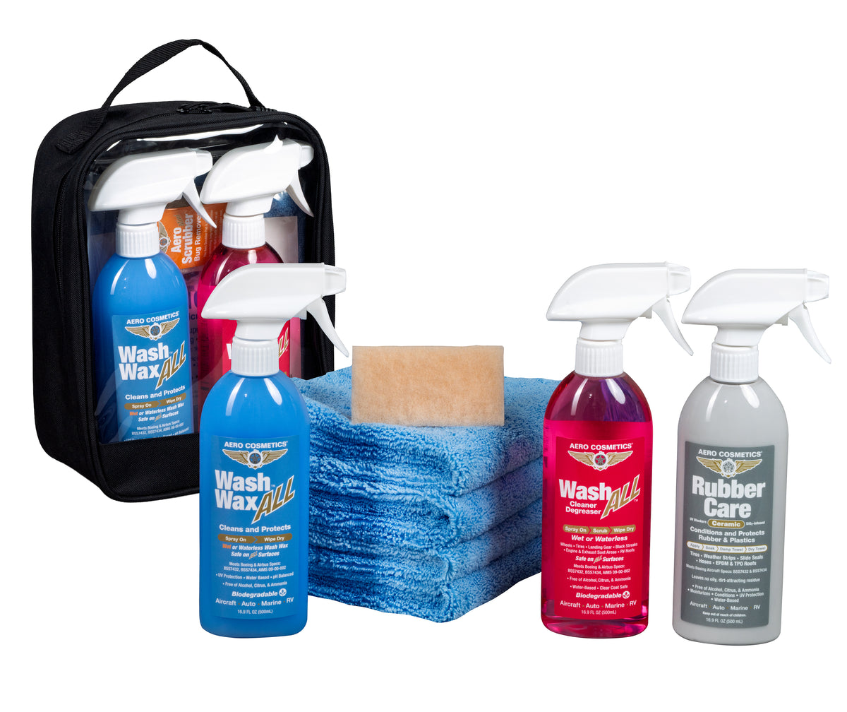 All You Need Three Bottle Kit - Car Wash Kit, Wet or Waterless, Spray Wax & Quick Detailer