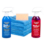 All You Need Two Bottle Kit - Car Wash Kit, Wet or Waterless, Spray Wax & Quick Detailer