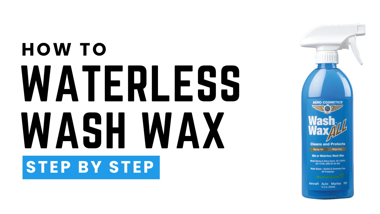 How to Waterless Car Wash with Wash Wax ALL