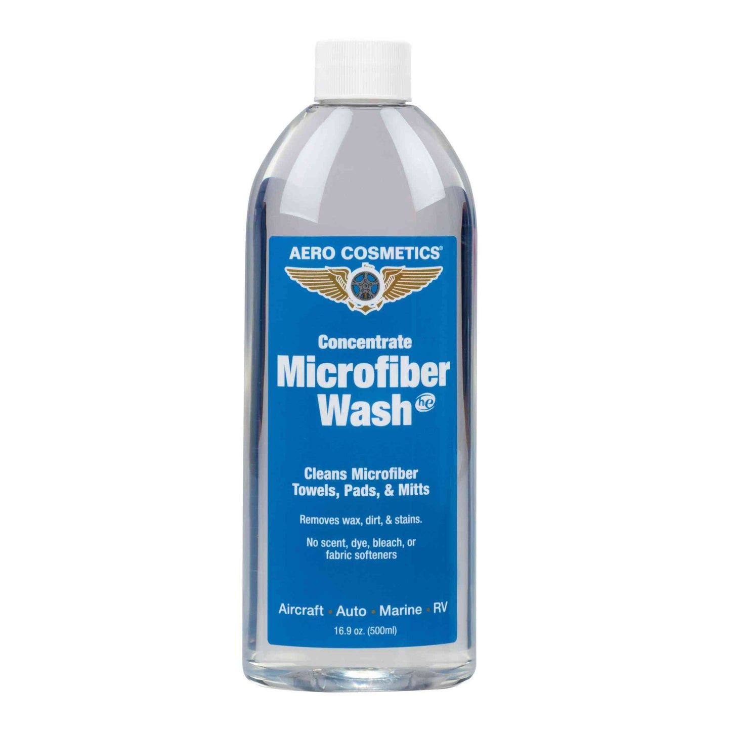 Microfiber Wash 16 Fl. oz - Cleans Microfiber Towels, Pads, & Mitts