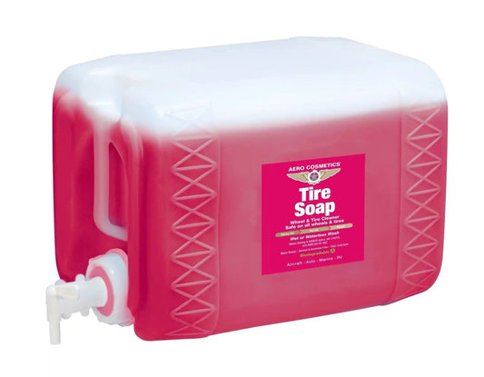 Tire Soap 5 Gallons w/ Spigot - Tire Dirt, Oil Residue Remover