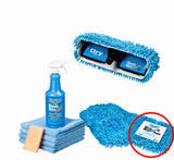 Basic Waterless Wash Wax Mop Kit with accessories for RVs, Aircraft, Van, Trucks