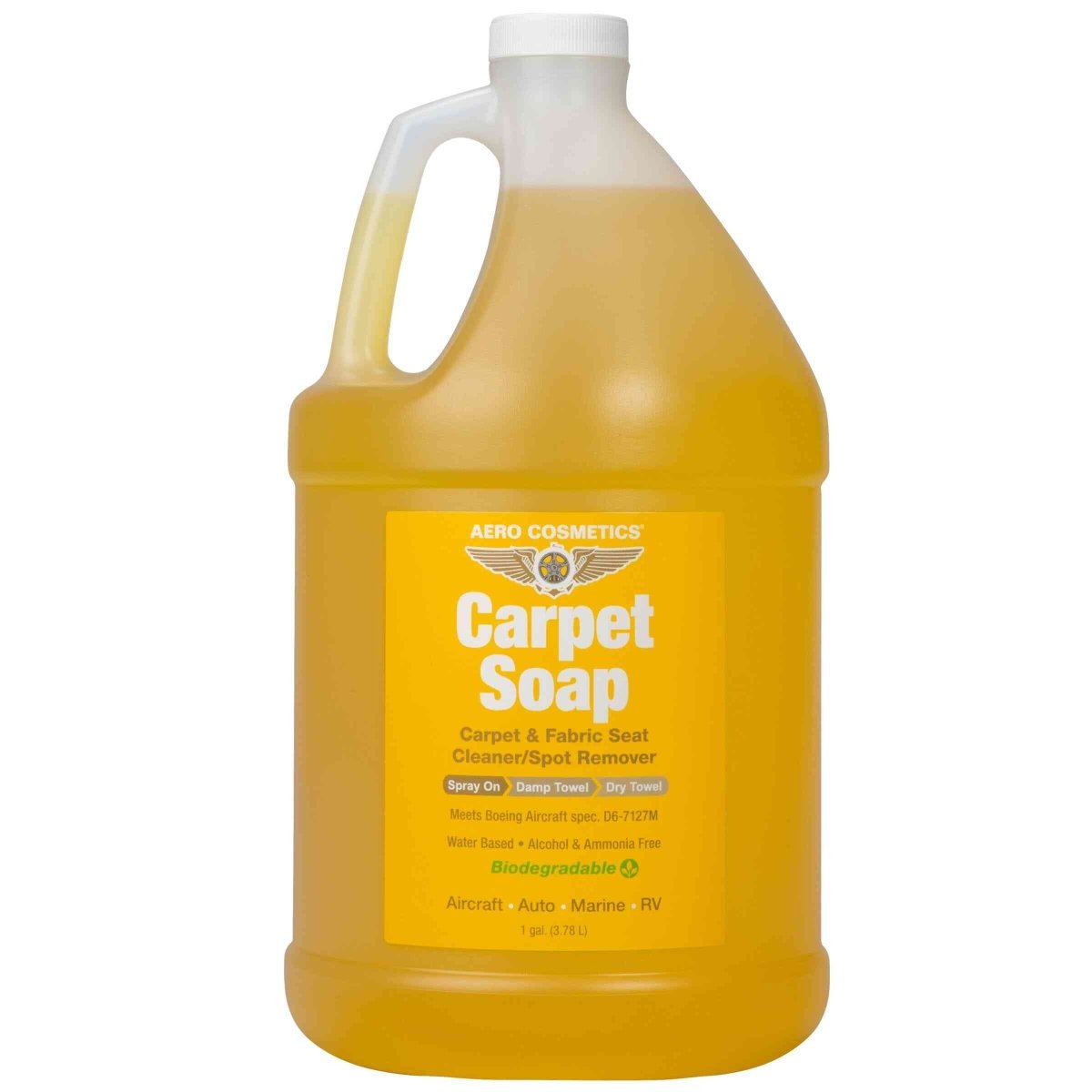 Carpet Soap 1 Gallon - Carpet and Fabric Cleaner Wash Wax ALL