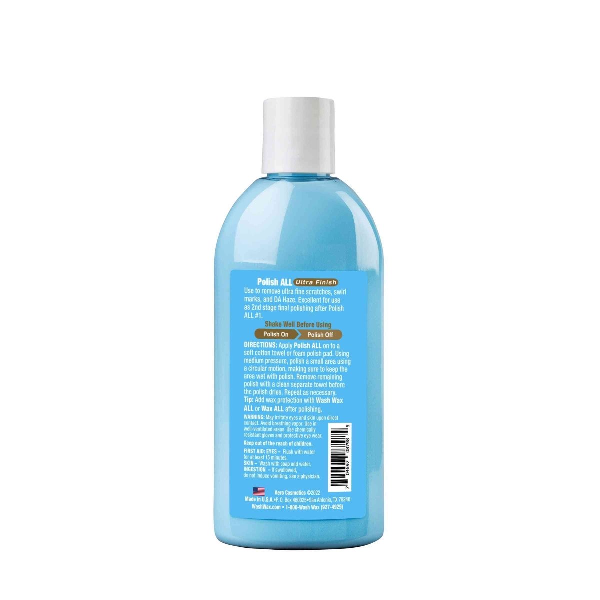 Polish ALL Ultra-Finish 8 Fl. oz - Restores & Shines Paint, Gel Coat, Plastics & Aluminum.