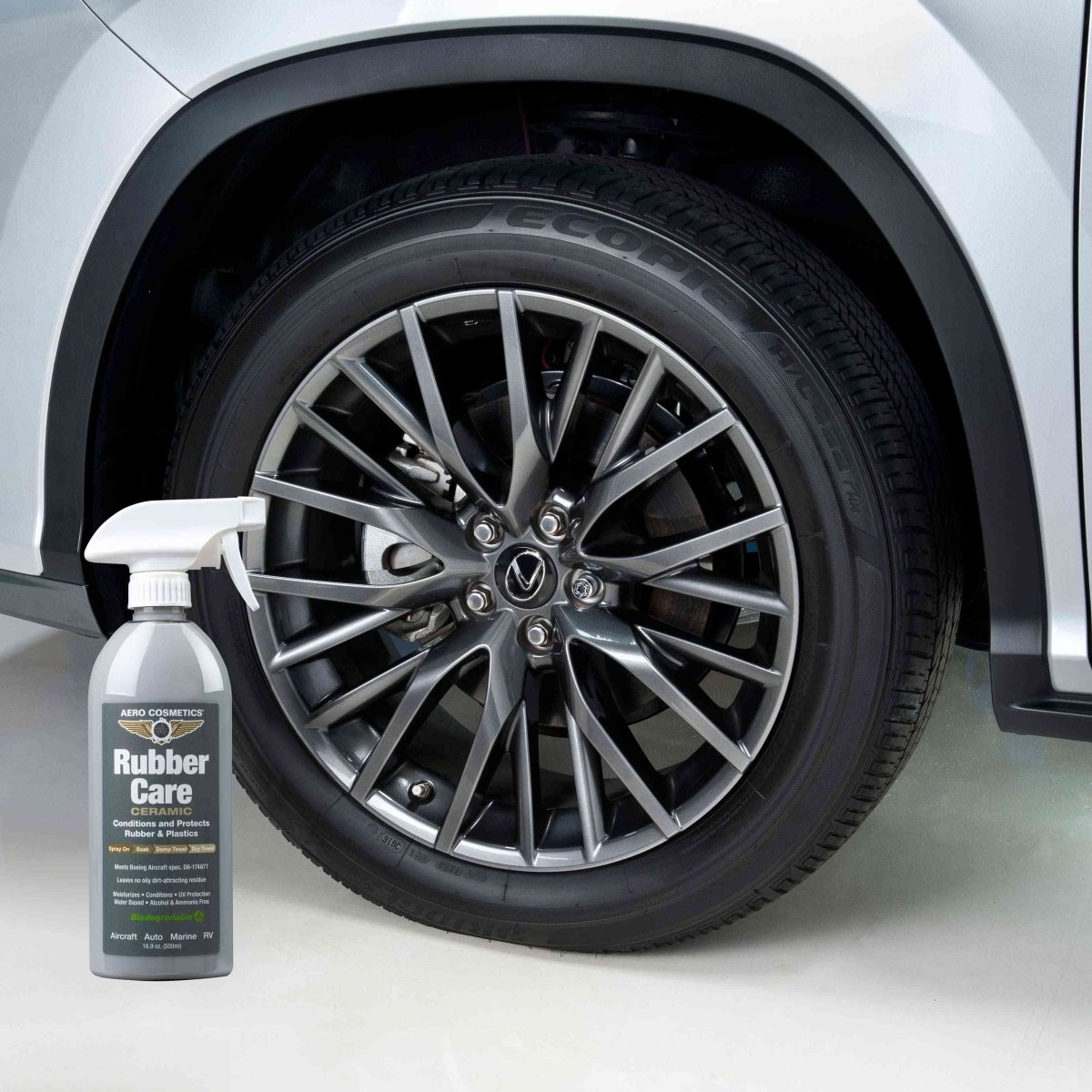 ceramic tire dressing tire rubber care protect protectant coating dressing uv shine conditioner treatment spray car truck bike rv auto motorcycle