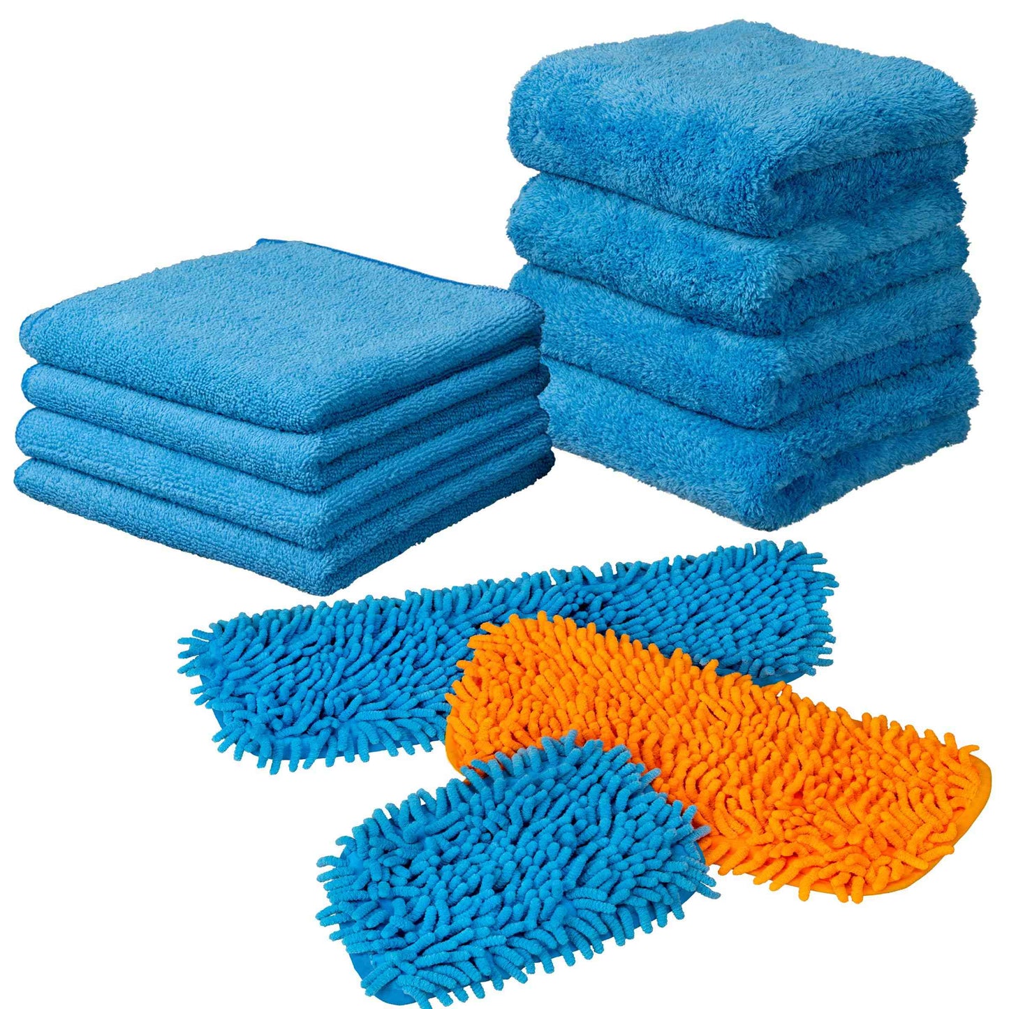 NEW Lot of 4 Auto Drive Microfiber Waterless Auto Wash Towels