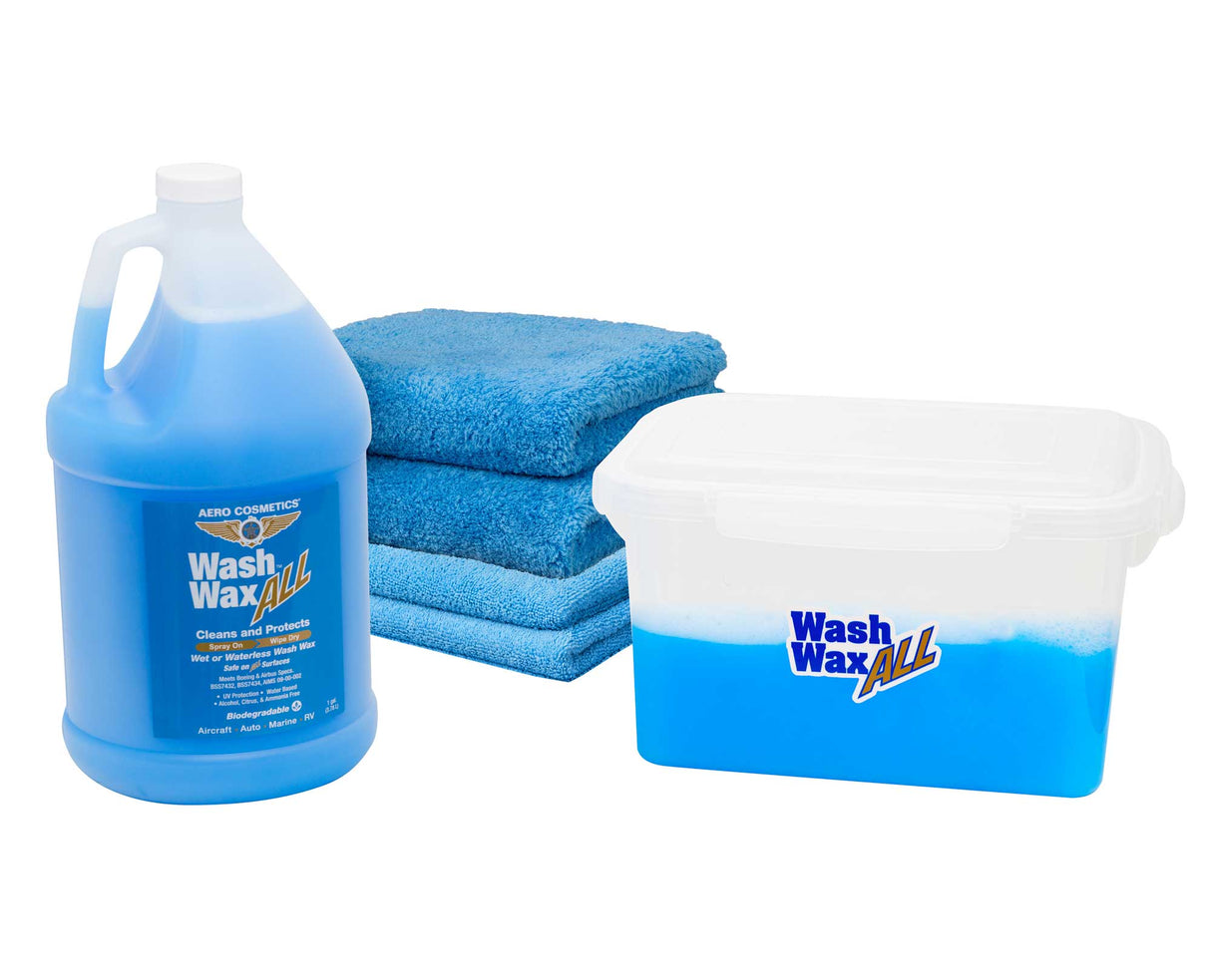 Spray-less Wash Wax ALL Kit