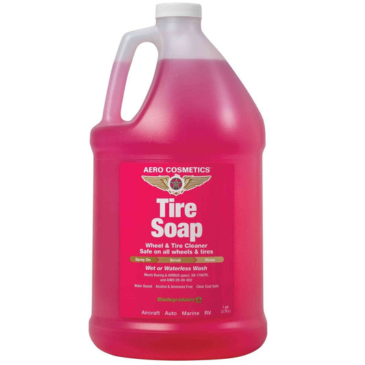 Tire Soap 128 Fl. oz [1 Gallon] - Tire Dirt, Oil Residue Remover