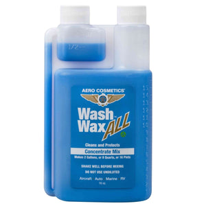 Wash Wax ALL™ 16 Fl. oz [Makes 2 Gallons] Concentrate - Waterless Wash Cleaner and Protectant