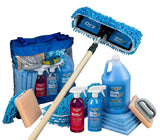 Waterless Wash Wax Mop Kit with accessories for RVs, Aircraft, Van, Trucks