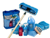 Waterless Wash Wax Mop Kit with accessories for RVs, Aircraft, Van, Trucks