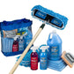 Waterless Wash Wax Mop Kit with accessories for RVs, Aircraft, Van, Trucks