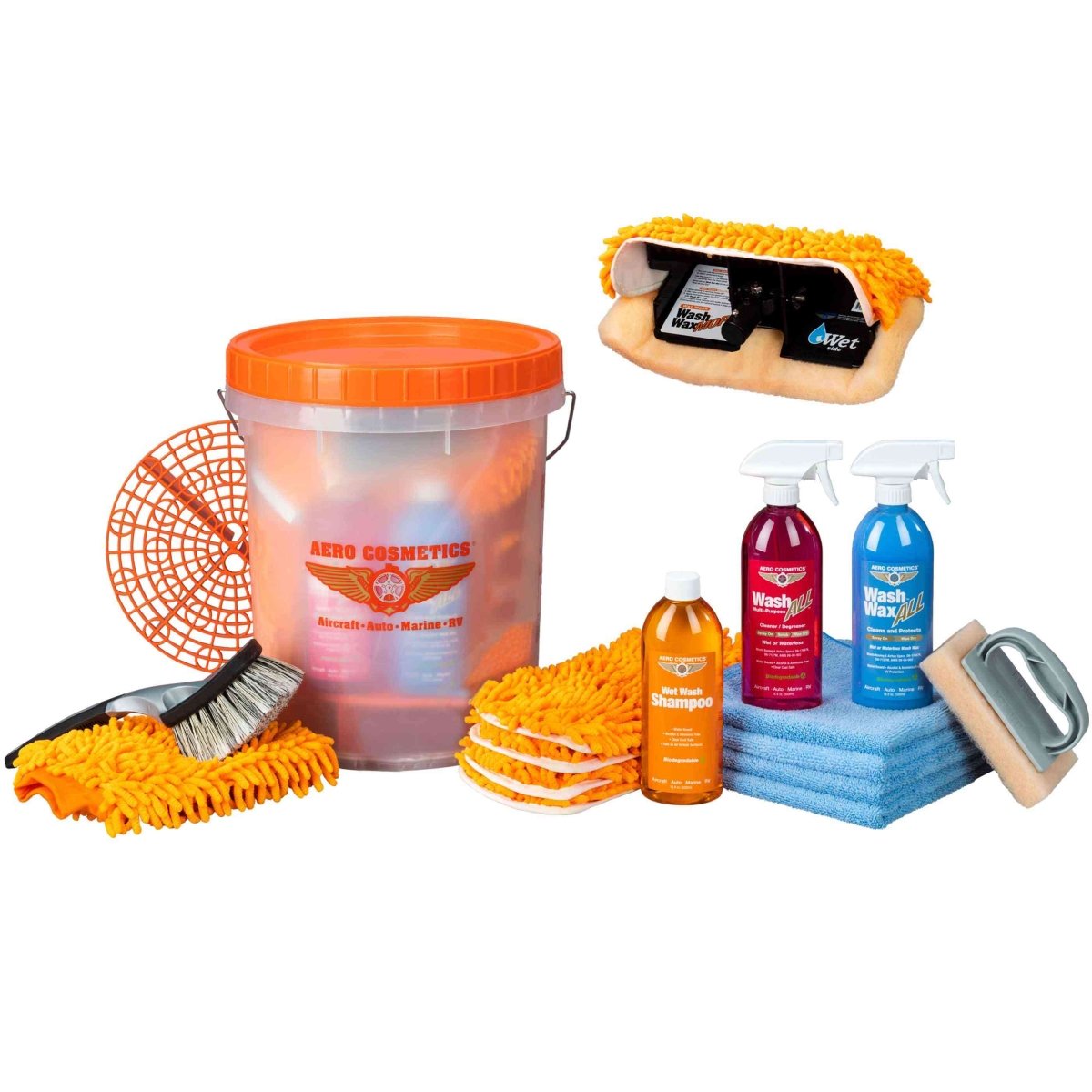 Wet or Waterless Mop 10" Bucket Kit