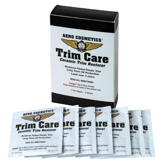 Trim Care Ceramic Restoration Wipes - Faded Plastic Trim Restorer