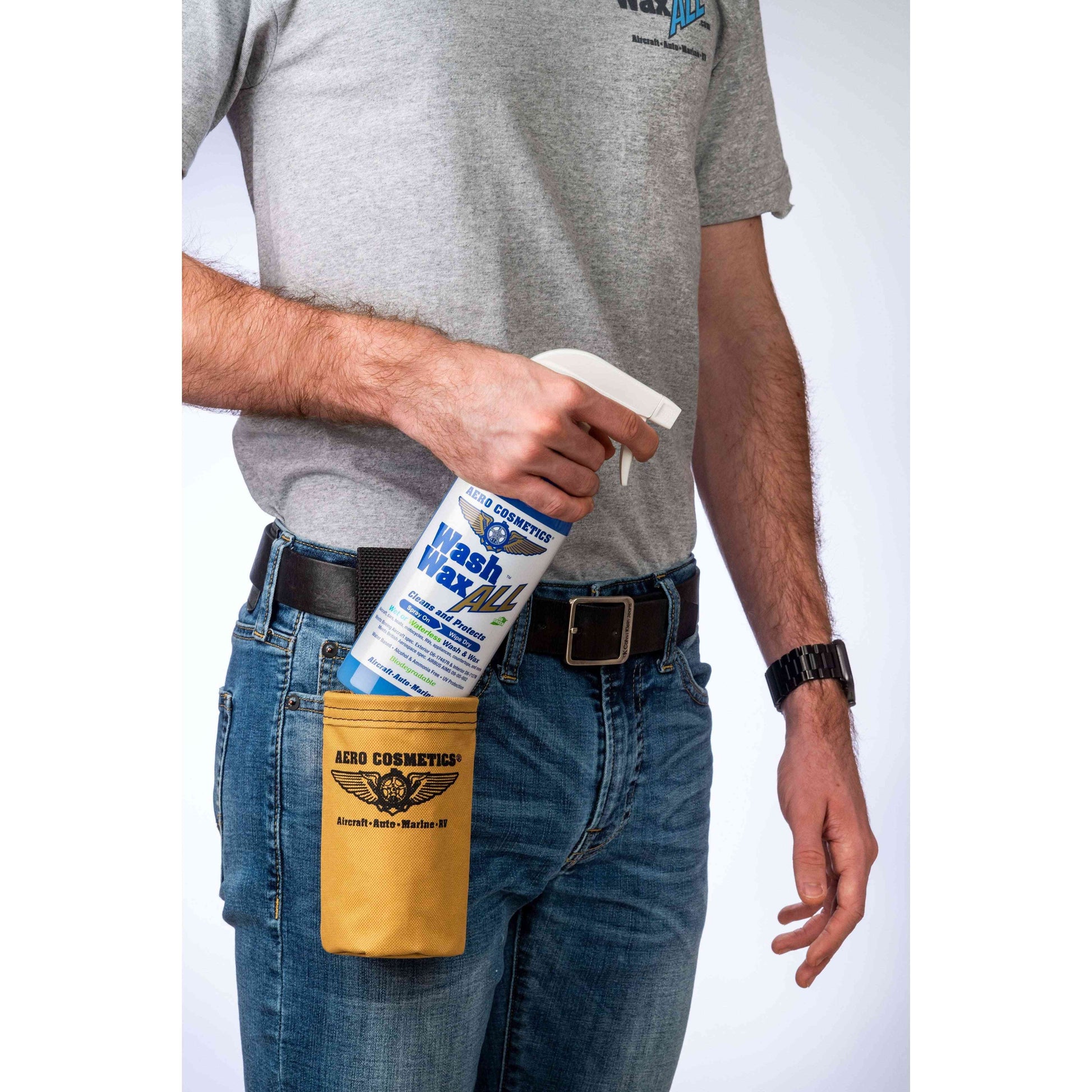 Spray Bottle Holster, Belt Loop & Belt Clip Wash Wax ALL 