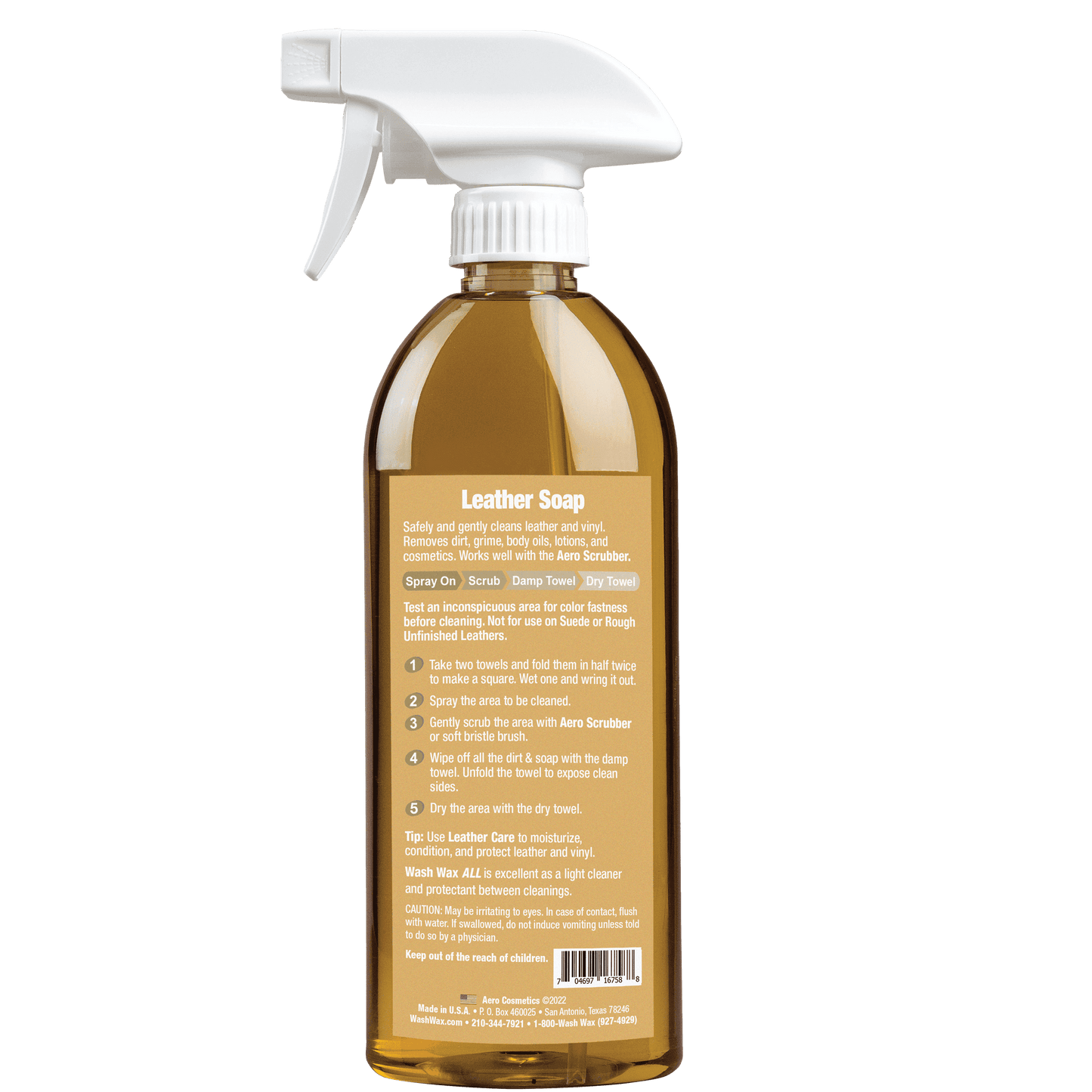 Leather Soap 16 Fl. oz - Leather & Vinyl Cleaner