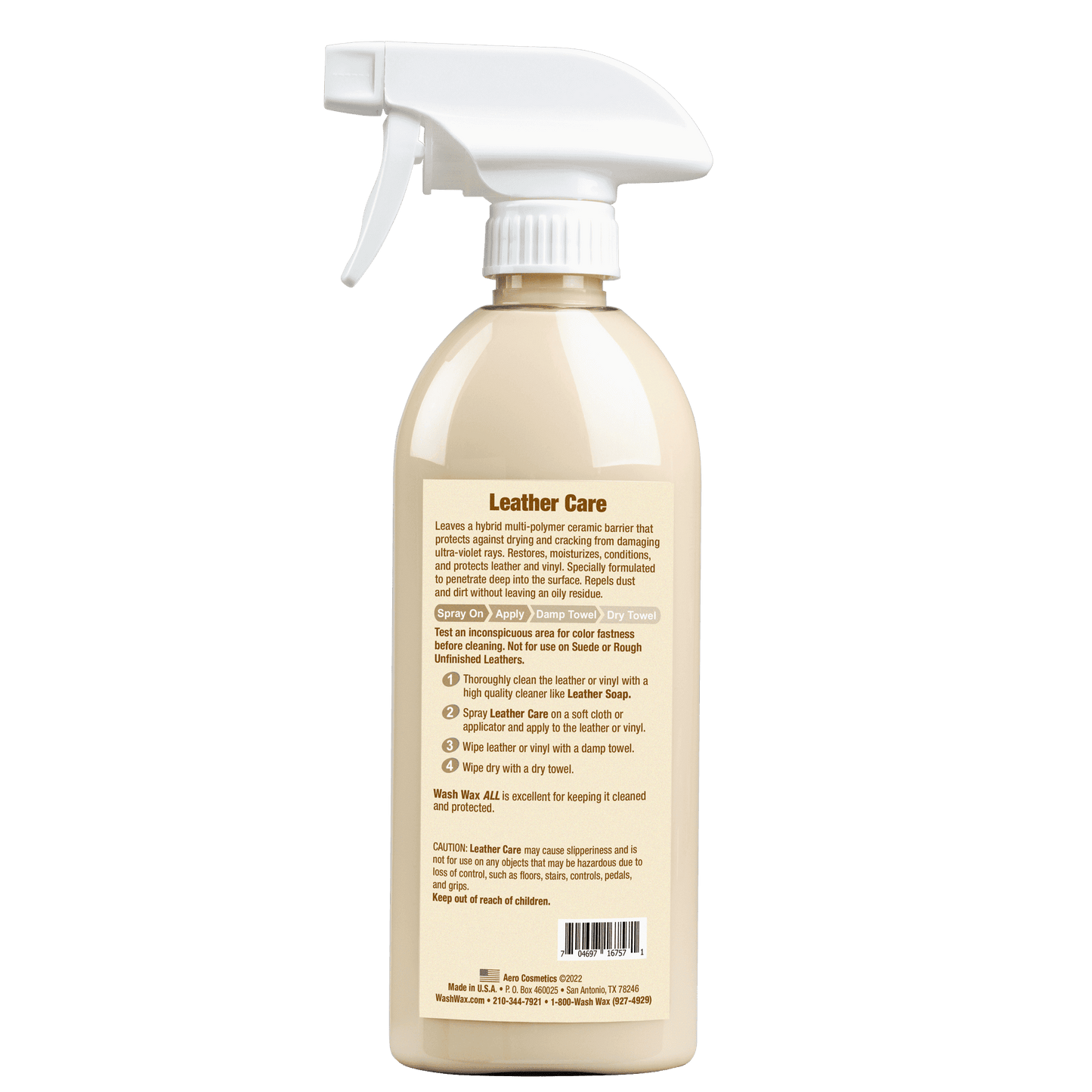 Leather Care 16 Fl. oz - Restores and Protects Leather & Vinyl