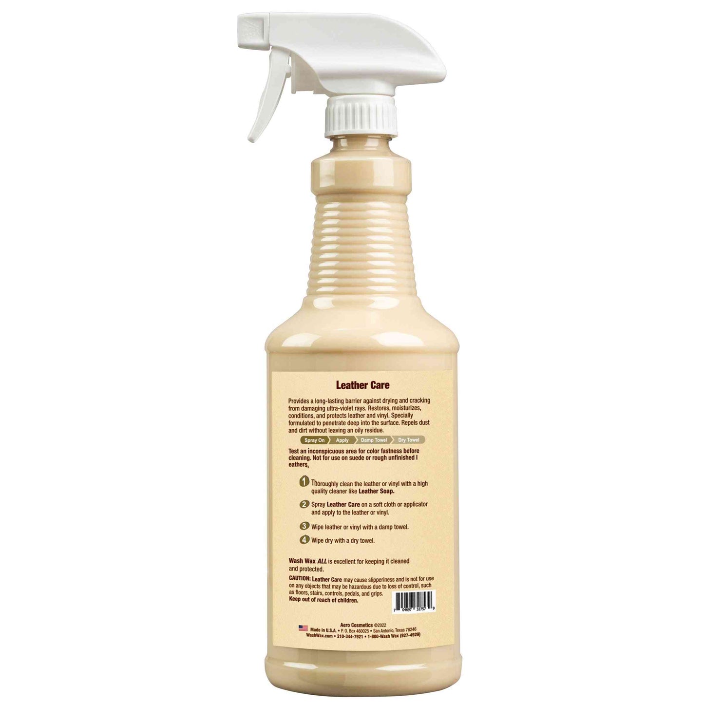 Leather Care 32 Fl. oz - Restores and Protects Leather & Vinyl