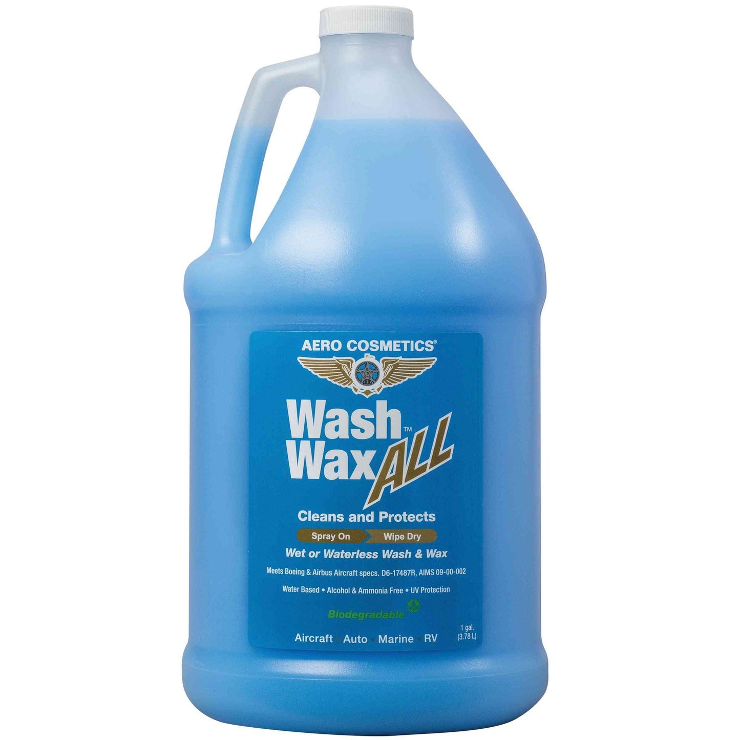 Waterless Wash Wax ALL (1 Gallon), Aero Cosmetics, aircraft, car, rv, boat, motorcycle, waterless wash 