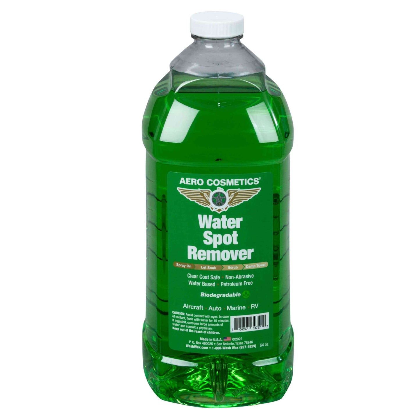 Water Spot Remover 1/2 Gallon - Removes Water Spots from Gel-Coat, Plastic, Chrome, Aluminum and Stainless