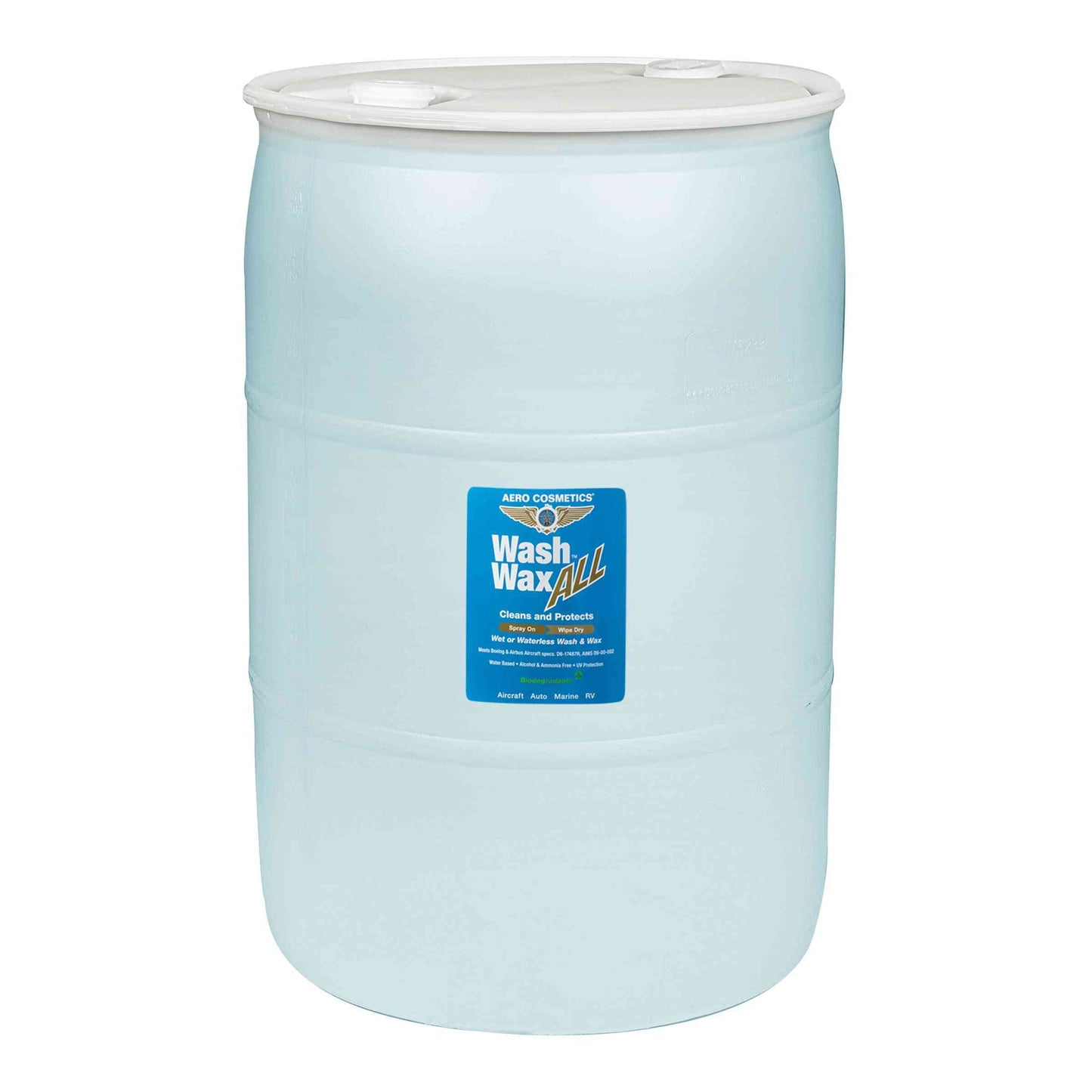 Wash Wax ALL™ 55 Gallon Drum - Free Shipping - Waterless Wash Cleaner and Protectant