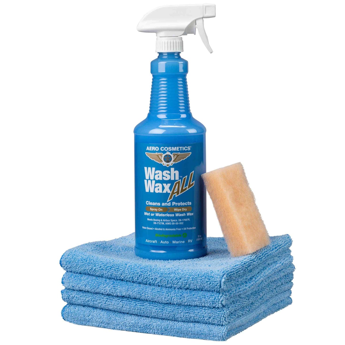 Wash Wax ALL™ 32 Fl. oz Kit - Waterless Wash Cleaner and Protectant